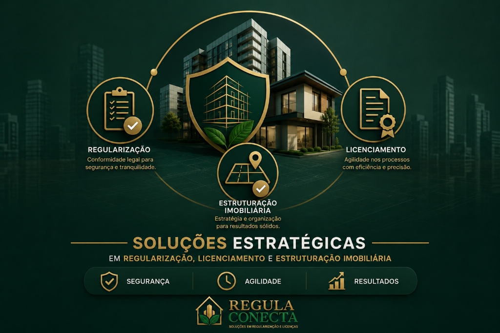 Infográfico de Soluções Estratégicas REGULA CONECTA